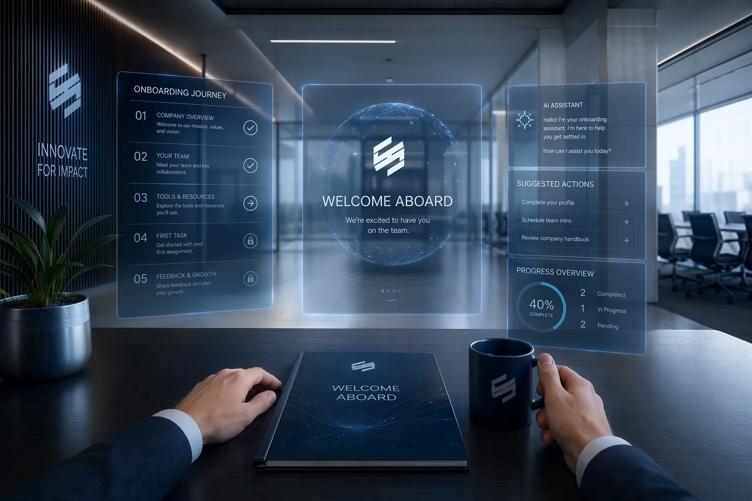 Kaip naujų darbuotojų onboarding procesą patikėti AI
